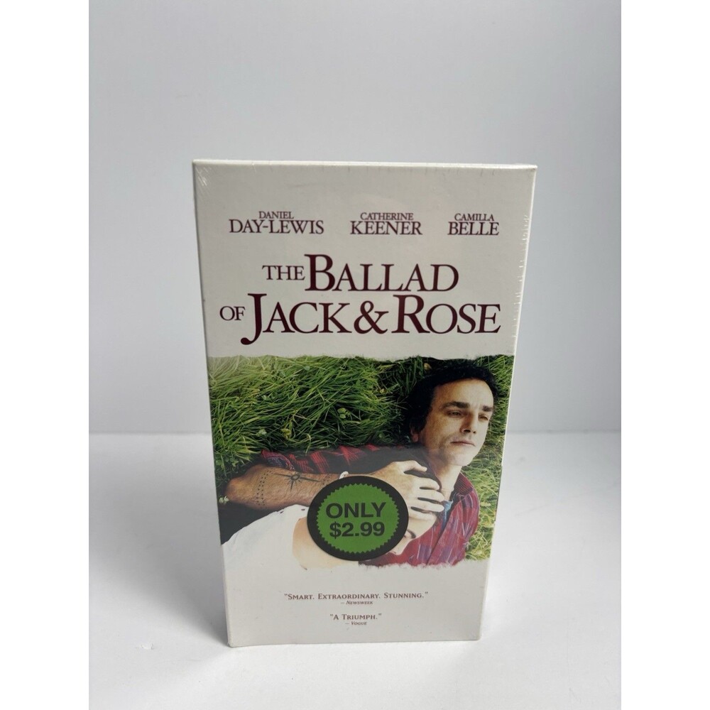 The Ballad of Jack and Rose VHS Tape with 2005 Daniel Day-Lewis Rare Sealed